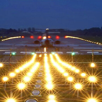 Airport Warning Light in Dubai UAE