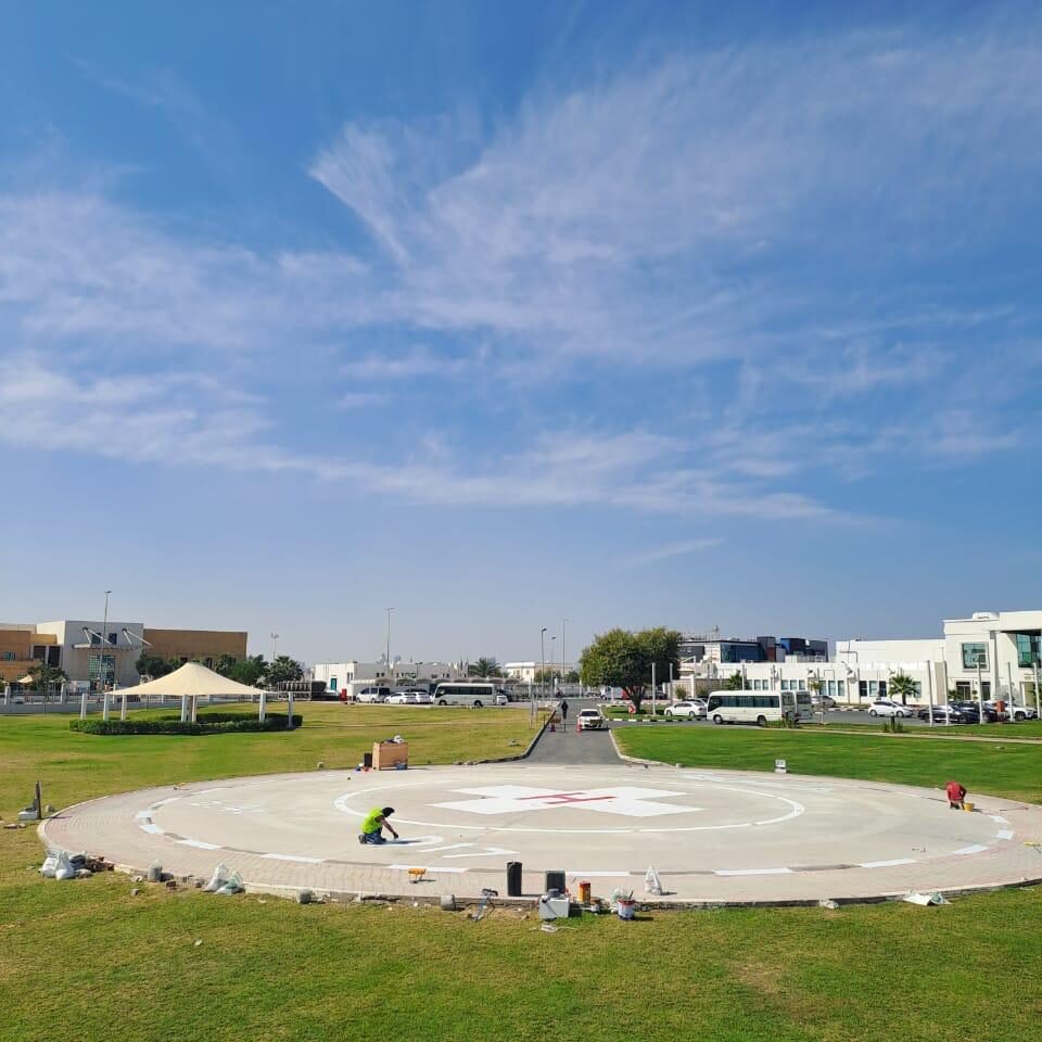 SKMC Hospital Helipad Project By RP Canadian Trading