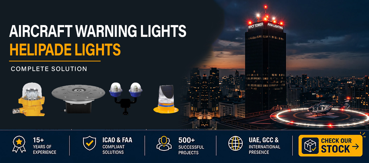 Aircraft Warning & Helipad Lights Dubai UAE